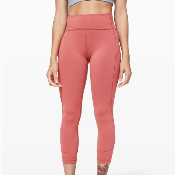 lululemon athletica Pants - Lululemon In Movement Tight 25" in Rustic Coral